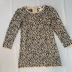 Janie and Jack Leopard Sweater Dress